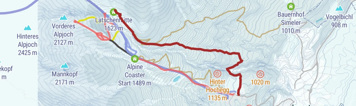 Route map: Opferstock